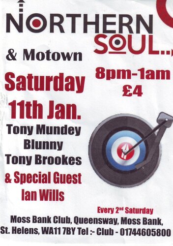 moss bank soul club, st helens saturday 11th january 2014