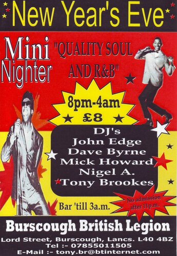 burscough british legion new year mini nighter