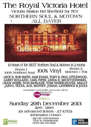 royal victoria sheffield all dayer -  29 dec 2013