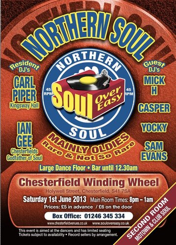 chesterfield winding wheel  1st june