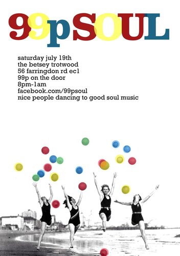 99p soul saturday 19th july london ec1