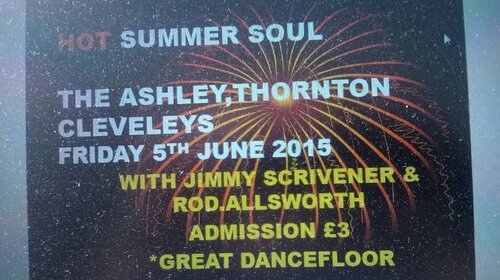 soul@theashley,thornton cleveleys