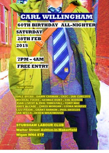 carl willingham 60th sat feb 28th