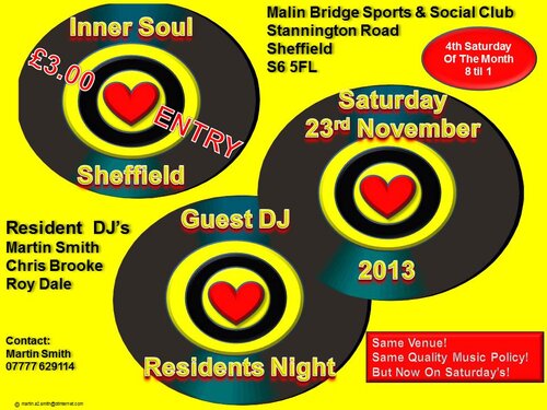 inner soul saturday 23rd november 2013