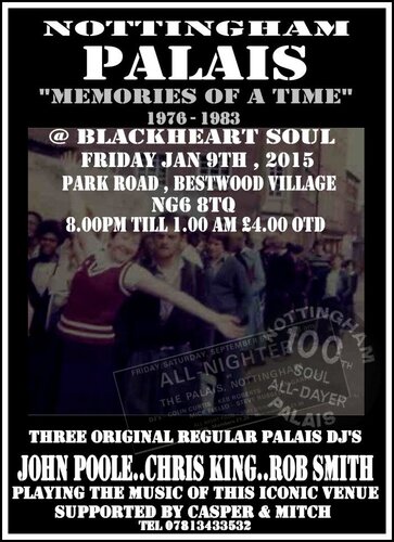 nottingham palais @ blackheart soul .."memories of a time