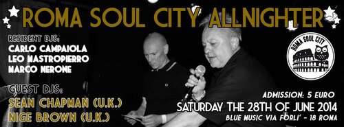 roma soul city allnighter sat 28 june 2014