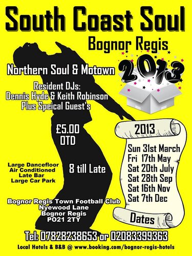 bognor soul flyer 2013