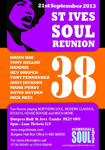 sat 21 st sept st ives  reunion 2013