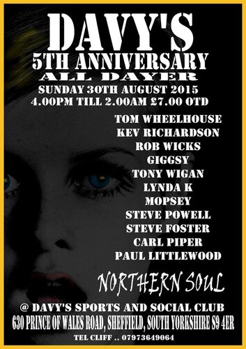 davy's 5th anniversary all dayer 2015