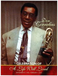 Don Cornelius' Memorial Service magazine cover