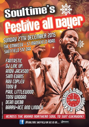 soultime sheffield festive all dayer