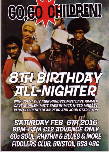 gogo children bristol 8th birthday niter feb '16!