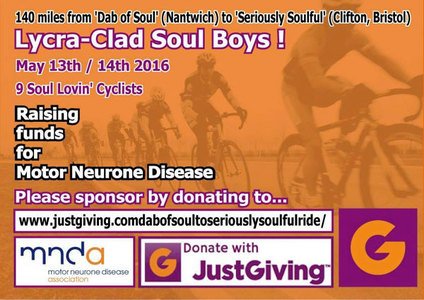 Soul Boys Raising Money for Motor Neurone Disease. magazine cover