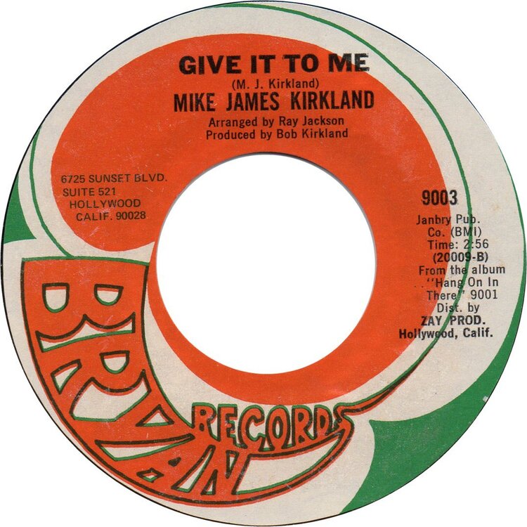 Mike James Kirkland - Give It To Me  NM £40 plus p&p.jpg