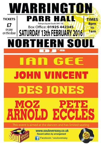 warrington parr hall  13th february  2016