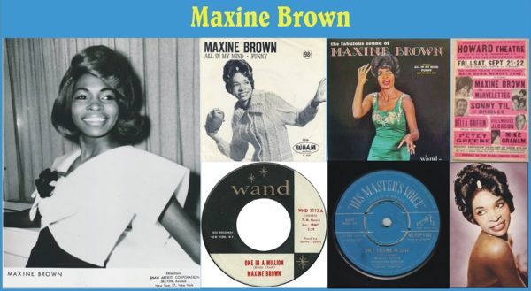 HOF: Maxine Brown - Female Vocalist Inductee magazine cover