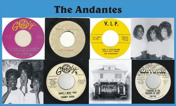 HOF: The Andantes - Female Group Inductee magazine cover