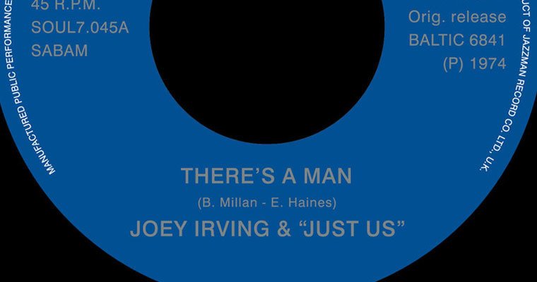 Joey Irving & Just Us - There's a Man on SOUL7 magazine cover