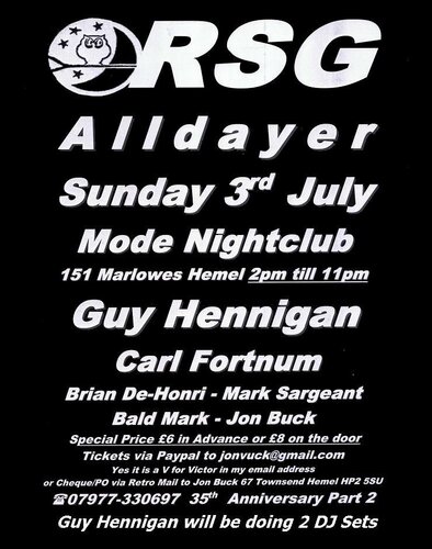 rsg anniversary alldayer with guy hennigan