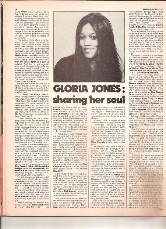 Gloria Jones Blues & Soul Article 1974.jpg