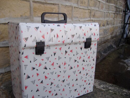 white patterned 12 inch