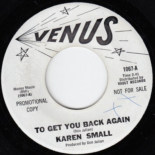 karen small 'to get you back again' (venus)wdj