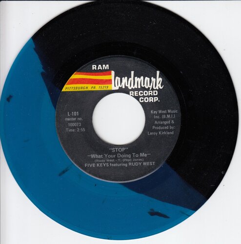 the five keys 'stop' blue-black vinyl