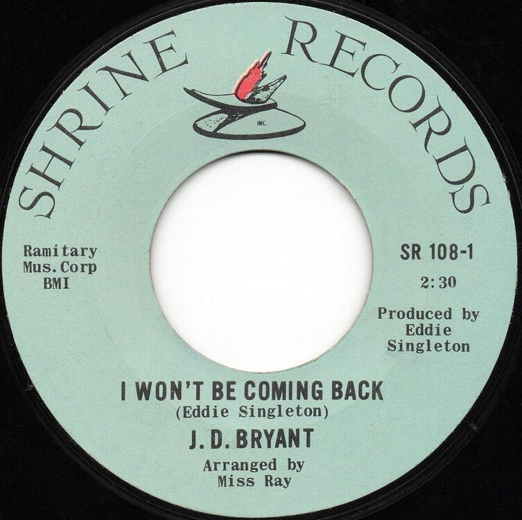 J.D. Bryant - I Won't be Coming Back.jpg