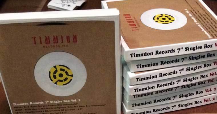 Timmion Records Singles Box Vol 2 Release magazine cover