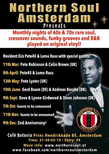 northern soul amsterdam 2017 dates