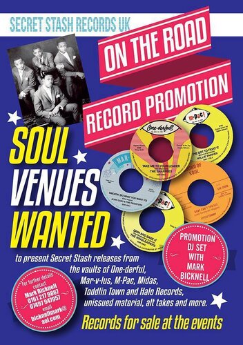 soul venues wanted for secret stash showcase