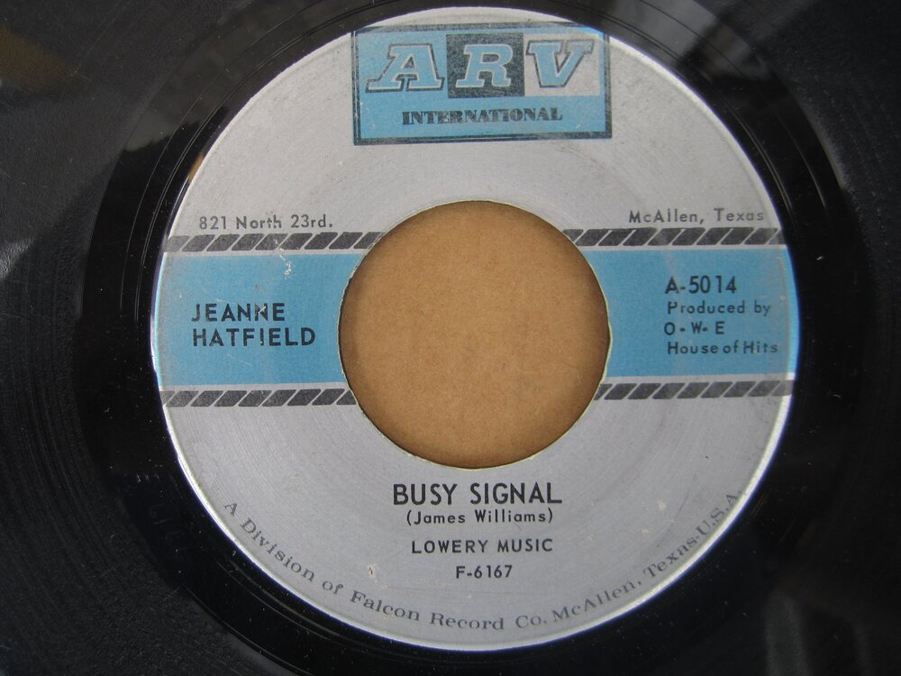 Jeanne Hatfield - busy signal ARV INTERNATIONAL.JPG