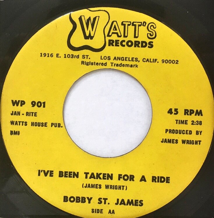 St. James, Bobby  - I've Been Take For A Ride.jpeg