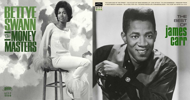 New Kent Lps - Bettye Swann and James Carr magazine cover