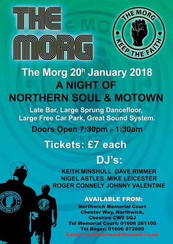 Morg 20th January 2018.