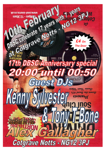 DBSC with KENNY SYLVESTER, TONY T BONE & ALEX GALLAGHER