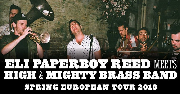 Eli Paperboy Reed / High & Mighty Brass Euro Tour magazine cover