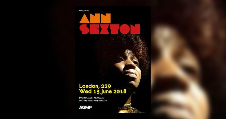 Ann Sexton - Live London - 13th June 2018 magazine cover