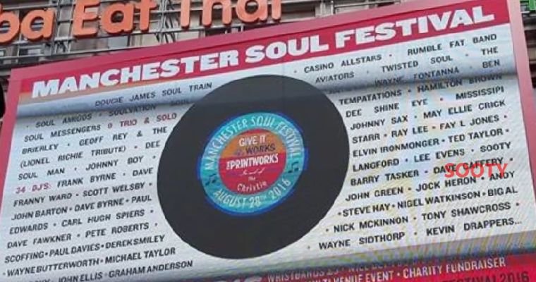 The Manchester Soul Festival at The Printworks 2018 magazine cover