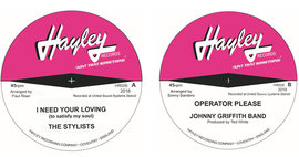 Hayley Records - New 45 - The Stylists & Johnny Griffith Band image