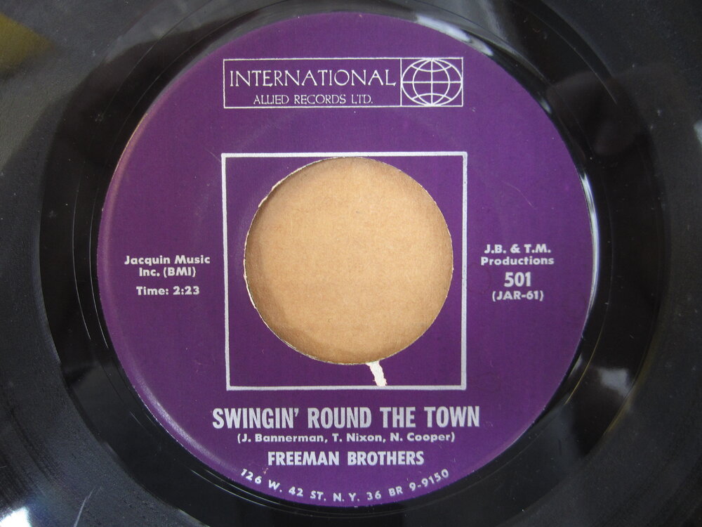 Freeman Brothers - swingin' around the town INTERNATIONAL ALLIED.JPG