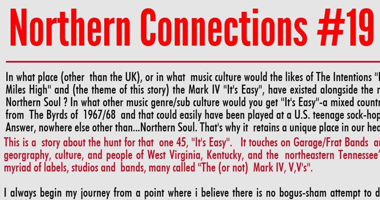 More information about "Northern Soul Connections #19 - It's Easy"