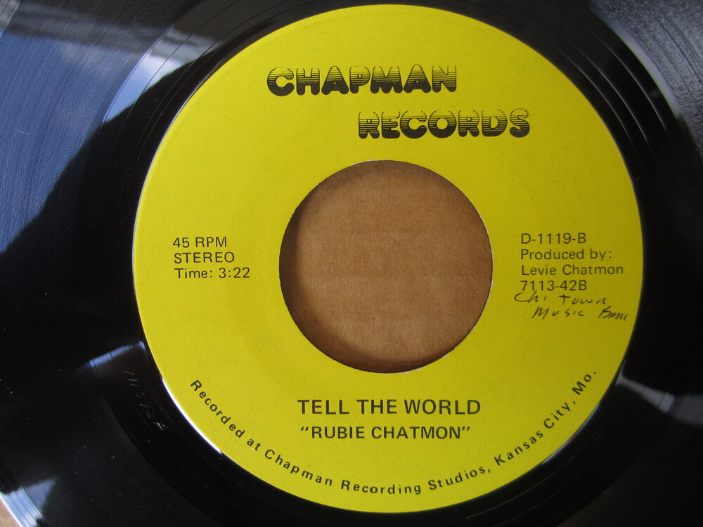 Rubie Chatmon - tell the world CHAPMAN.JPG