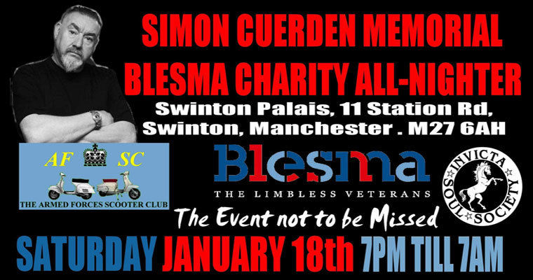 The Simon Cuerden Memorial Blesma All Nighter - 18th Jan 2020 magazine cover