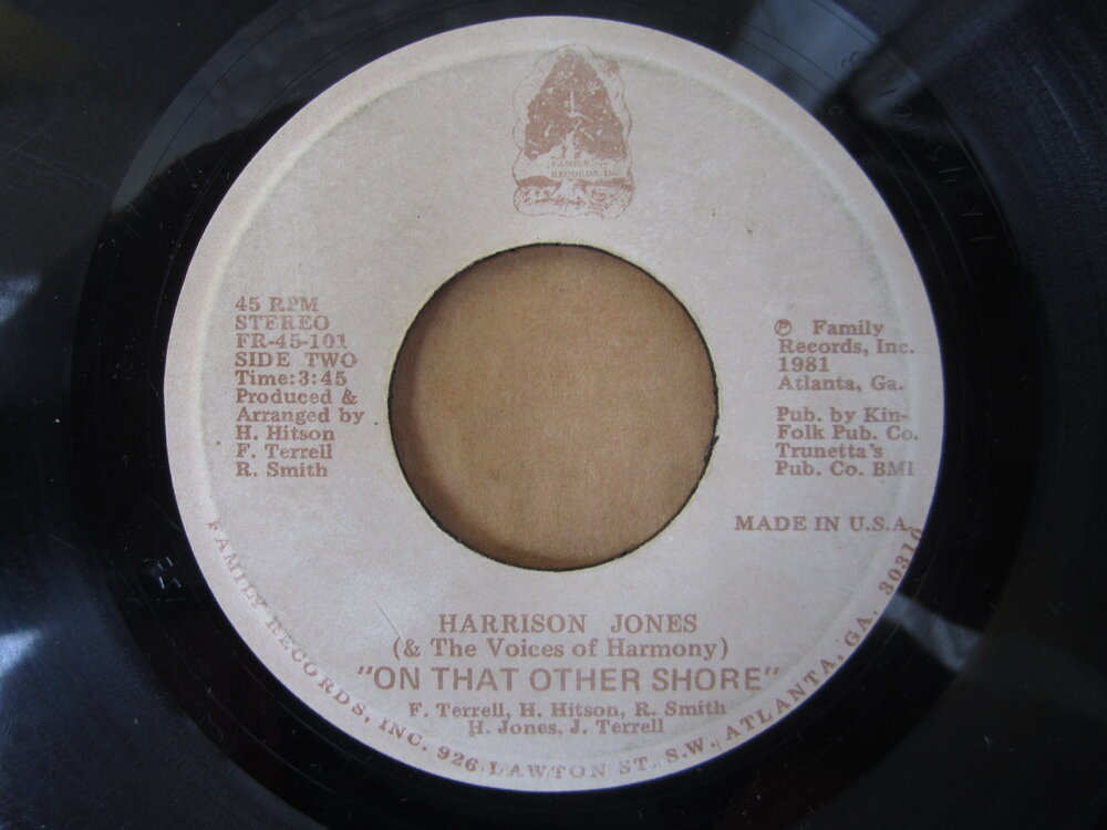 soul Harrison Jones   on that other shore FAMILY RECORDS INC.