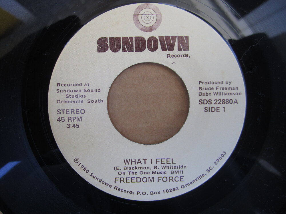 soul Freedom Force   what i feel SUNDOWN