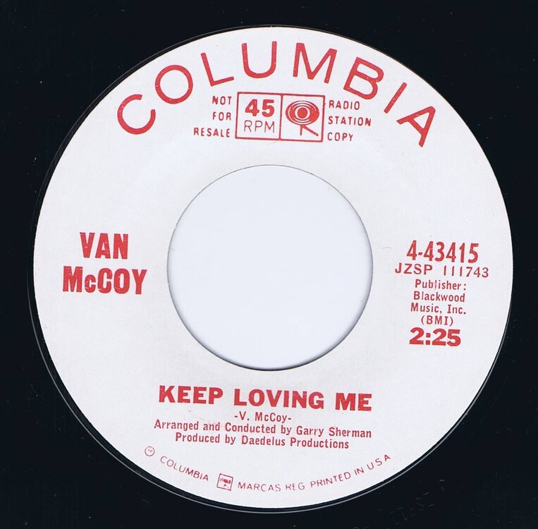 soul van mccoy keep loving me columbia43415