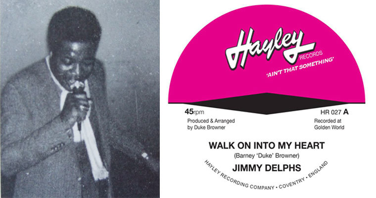 New 45 - Jimmy Delphs - Hayley Records magazine cover