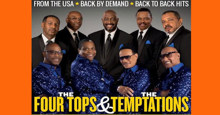 Four Tops and The Temptations 2020  UK Tour details magazine cover