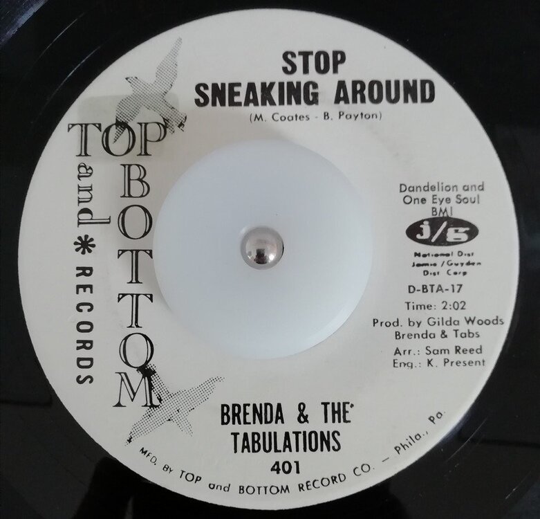 soul Brenda & The Tabulations   Stop sneaking around